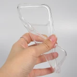 iPhone 17 Pro Max Case Hülle - Ultra-thin Gummi Transparent 0.8 mm Gel-Silikon Superdünn und flexibel