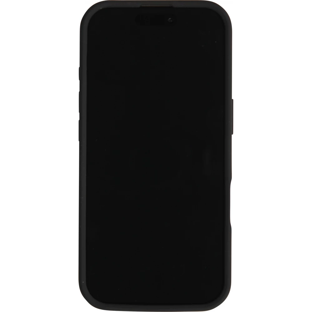 Coque iPhone 17 Pro Max - Murale ventouse pastel avec fixation sur surfaces - Noir