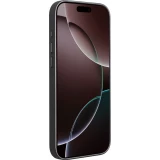 Coque iPhone 17 Pro - Qialino cuir véritable (compatible MagSafe) - Noir