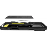 iPhone 17 Pro Case H&uuml;lle - Spigen Rugged Armor MagFit MagSafe kompatibel robust und langlebig - Schwarz