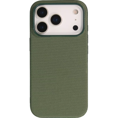 Coque iPhone 17 Pro - Tissage technique compatible avec MagSafe finition premium et protection &eacute;l&eacute;gante - Vert