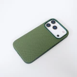 Coque iPhone 17 Pro - Tissage technique compatible avec MagSafe finition premium et protection &eacute;l&eacute;gante - Vert