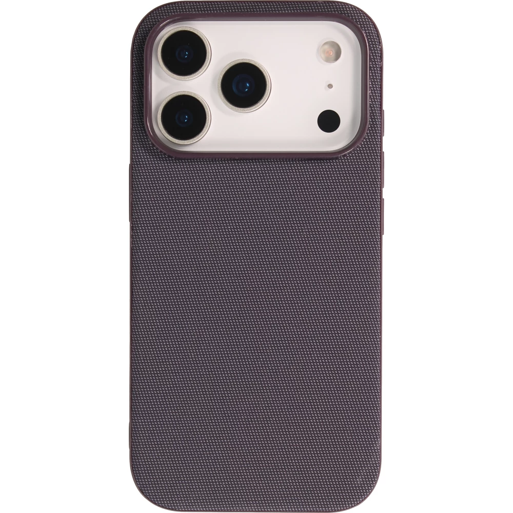 Coque iPhone 17 Pro - Tissage technique compatible avec MagSafe finition premium et protection &eacute;l&eacute;gante - Violet
