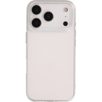 iPhone 17 Pro Case Hülle - Ultra-thin Gummi Transparent 0.8 mm Gel-Silikon Superdünn und flexibel