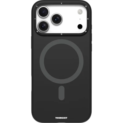 Coque iPhone 18 Pro Max / 17 Pro Max - Youngkit Gel Cream Series MagSafe - Noir