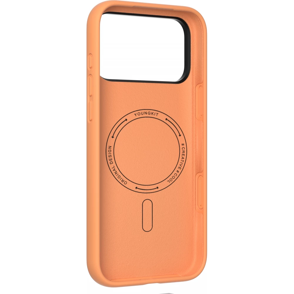 iPhone 17 Pro Max Case Hülle - Youngkit Gel Cream Series MagSafe - Schwarz