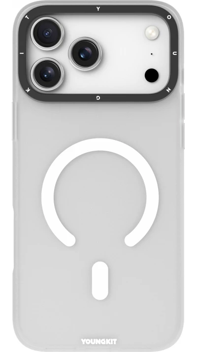 Coque iPhone 17 Pro - Youngkit Hidden Sand MagSafe - Blanc