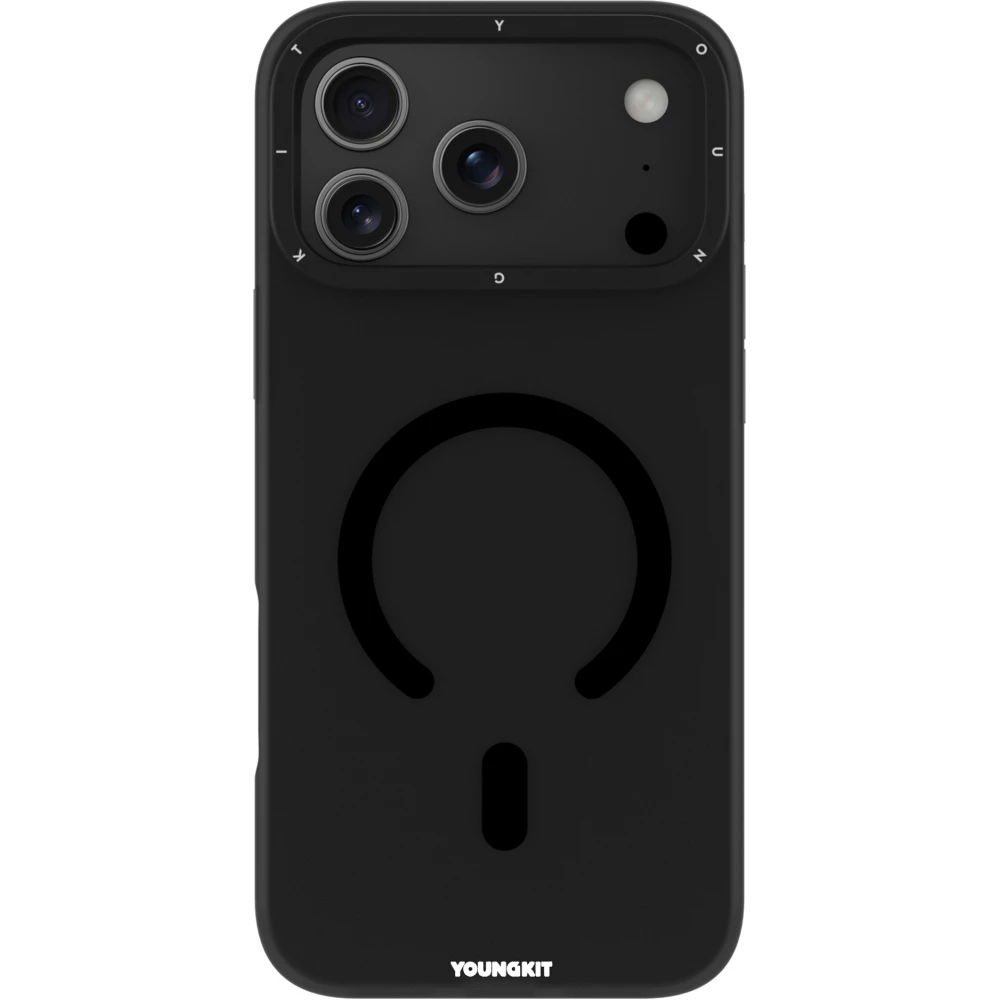 Coque iPhone 17 Pro Max - Youngkit Hidden Sand MagSafe - Noir