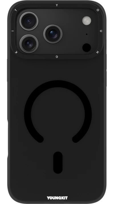 Coque iPhone 17 Pro Max - Youngkit Hidden Sand MagSafe - Noir