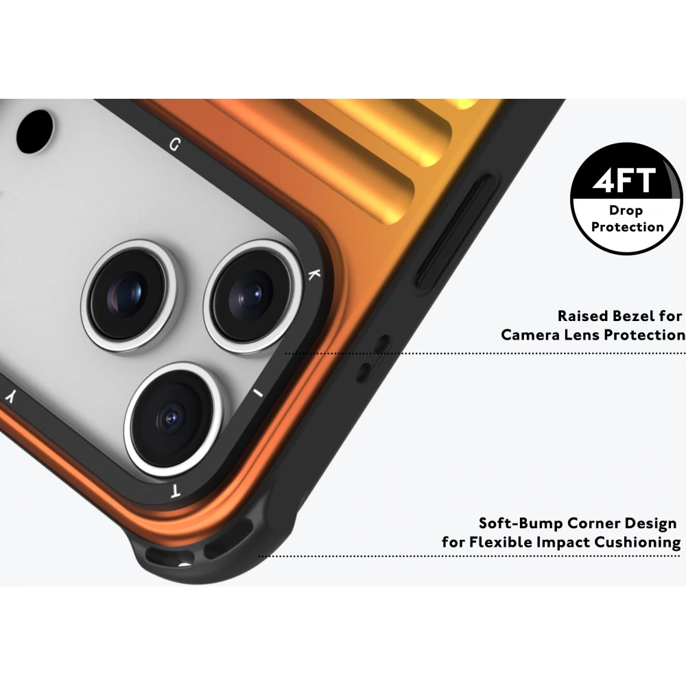 Coque iPhone 17 Pro - Youngkit Secret Color d&eacute;grad&eacute; compatible MagSafe - Bleu