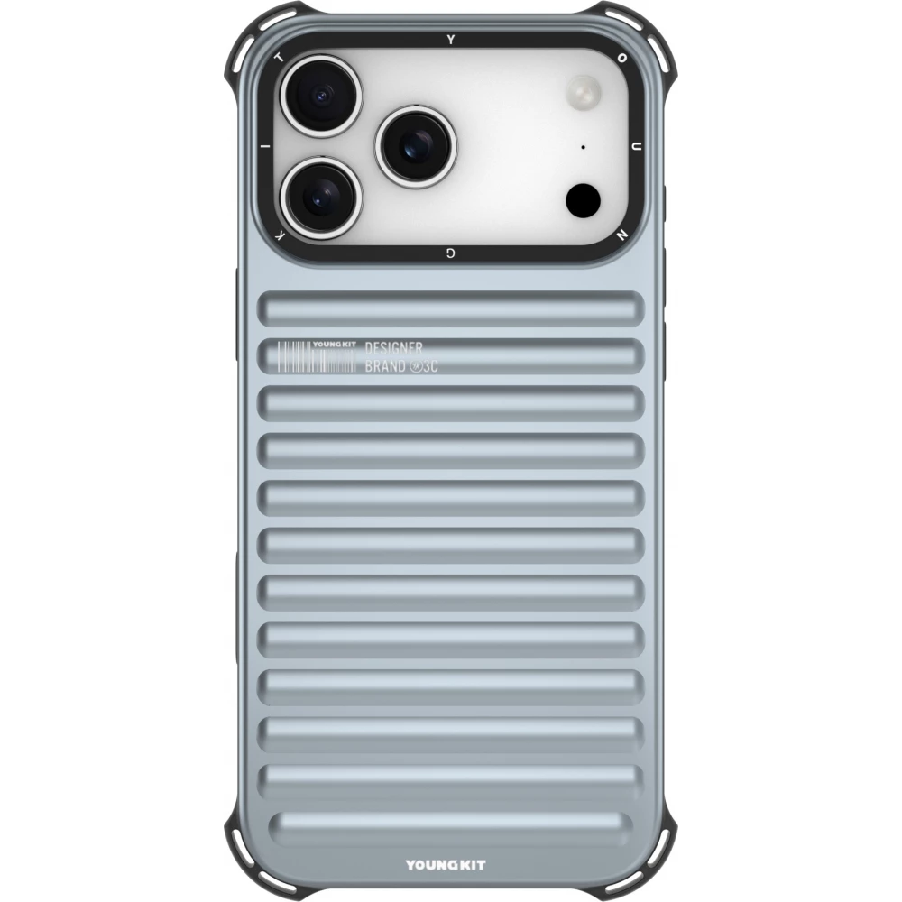 Coque iPhone 17 Pro Max - Youngkit True Color series MagSafe - Bleu