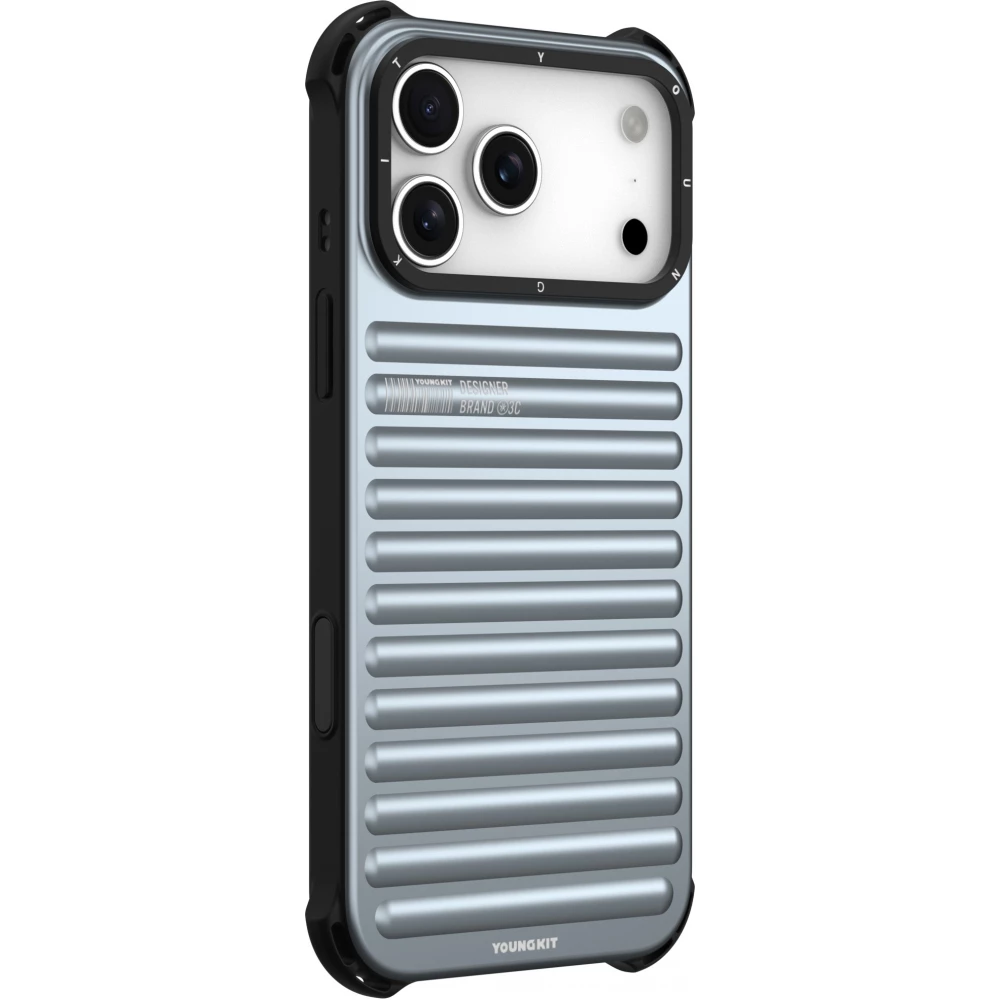 Coque iPhone 17 Pro Max - Youngkit True Color series MagSafe - Bleu