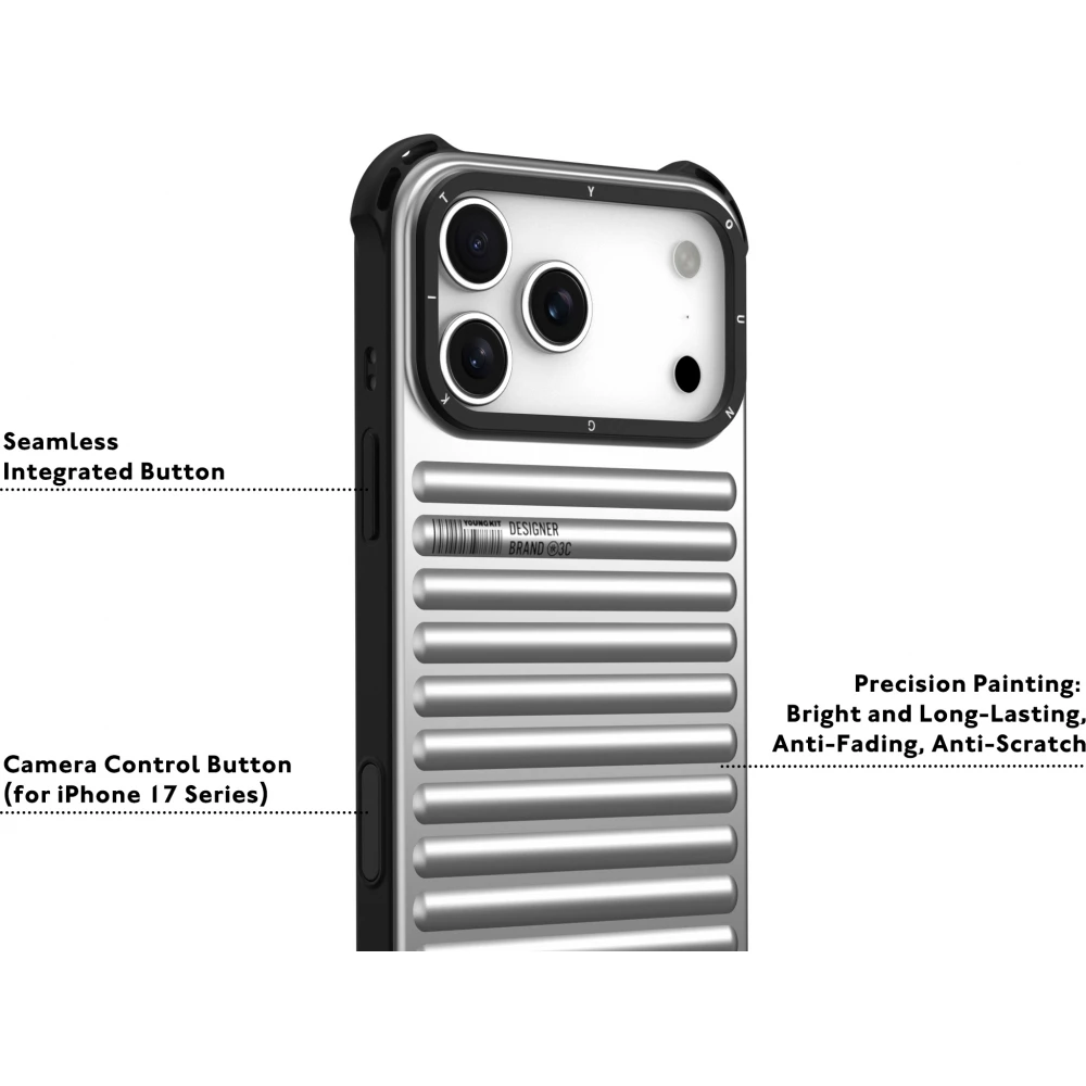 Coque iPhone 17 Pro Max - Youngkit True Color series MagSafe - Bleu