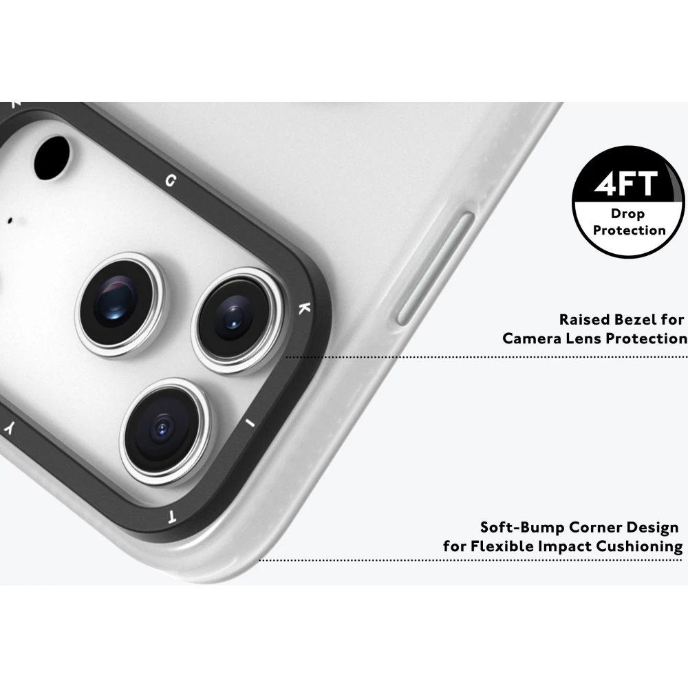 Coque iPhone 17 - Youngkit Hidden Sand MagSafe - Blanc