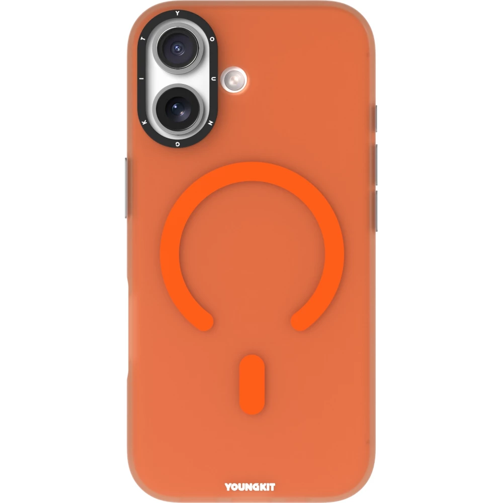 Coque iPhone 17 - Youngkit Hidden Sand MagSafe - Orange