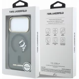 iPhone 18 Pro / 17 Pro Case H&uuml;lle - Karl Lagerfeld Choupette Peekaboo MagSafe Elegante und Schutz - Schwarz