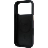 Coque iPhone 18 Pro / 17 Pro - Perfor&eacute;e 4G avec logo dor&eacute; et MagSafe - Burgundy