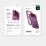 Coque iPhone 18 Pro Max / 17 Pro Max - AmazingThing Minimal Mag avec protection antichoc et compatibilit&eacute; MagSafe - Violet
