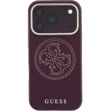 Coque iPhone 18 Pro Max / 17 Pro Max - Perfor&eacute;e 4G avec logo dor&eacute; et MagSafe - Burgundy