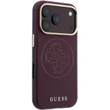 Coque iPhone 18 Pro Max / 17 Pro Max - Perfor&eacute;e 4G avec logo dor&eacute; et MagSafe - Burgundy