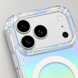iPhone 18 Pro Max / 17 Pro Max Case Hülle - Transparent schillernd mit regenbogen-farbverlauf und farbeffekt MagSafe-kompatibel - Multicolore