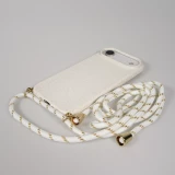 Coque iPhone Air - Bio Eco-Friendly nature avec cordon collier - Blanc