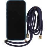 Coque iPhone Air - Bio Eco-Friendly nature avec cordon collier - Bleu