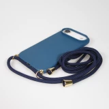 Coque iPhone Air - Bio Eco-Friendly nature avec cordon collier - Bleu
