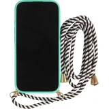 Coque iPhone Air - Bio Eco-Friendly nature avec cordon collier - Turquoise