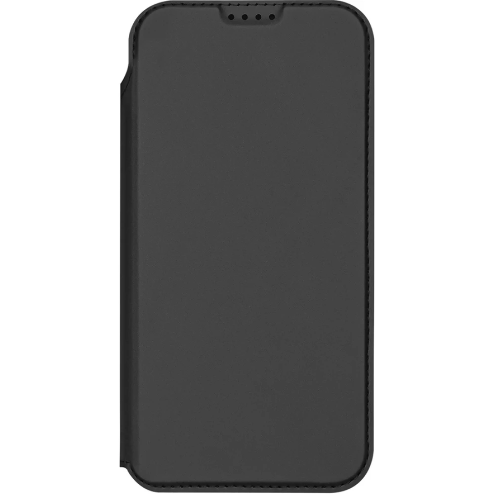 iPhone Air Case H&uuml;lle - Dux Ducis Skin Pro - Flexibles PU und TPU Kunstleder mit Kartenfach und Klappe - Schwarz