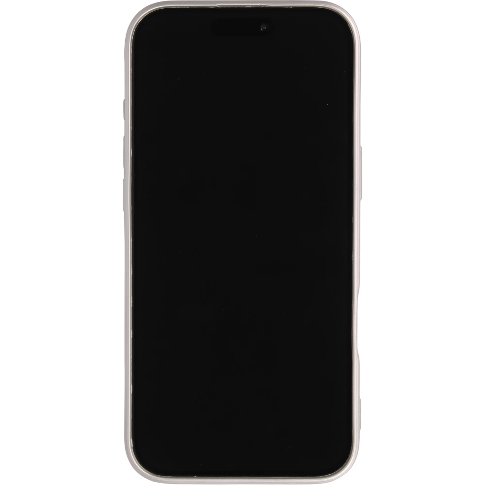 Coque iPhone Air - Gel souple avec vitre de protection caméra MagSafe - Argent