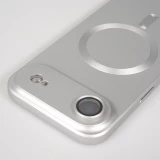Coque iPhone Air - Gel souple avec vitre de protection caméra MagSafe - Argent