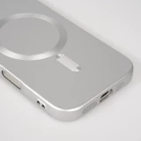 Coque iPhone Air - Gel souple avec vitre de protection caméra MagSafe - Argent