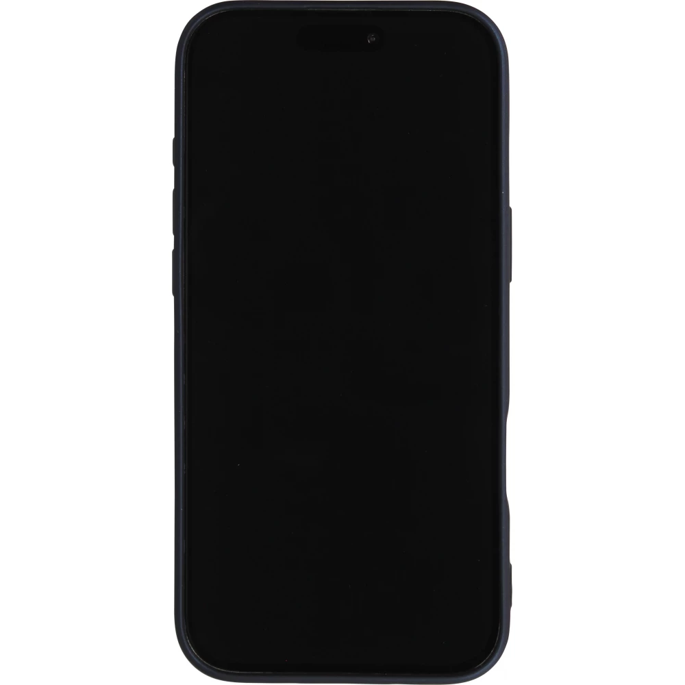Coque iPhone Air - Gel souple avec vitre de protection caméra MagSafe - Bleu foncé