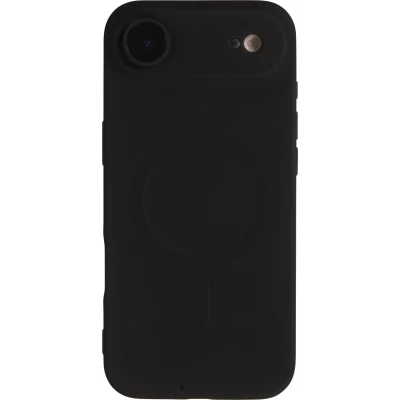 Coque iPhone Air - Gel souple avec vitre de protection caméra MagSafe - Noir