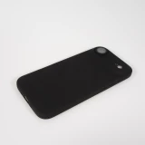 Coque iPhone Air - Gel souple avec vitre de protection caméra MagSafe - Noir