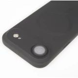 Coque iPhone Air - Gel souple avec vitre de protection caméra MagSafe - Noir