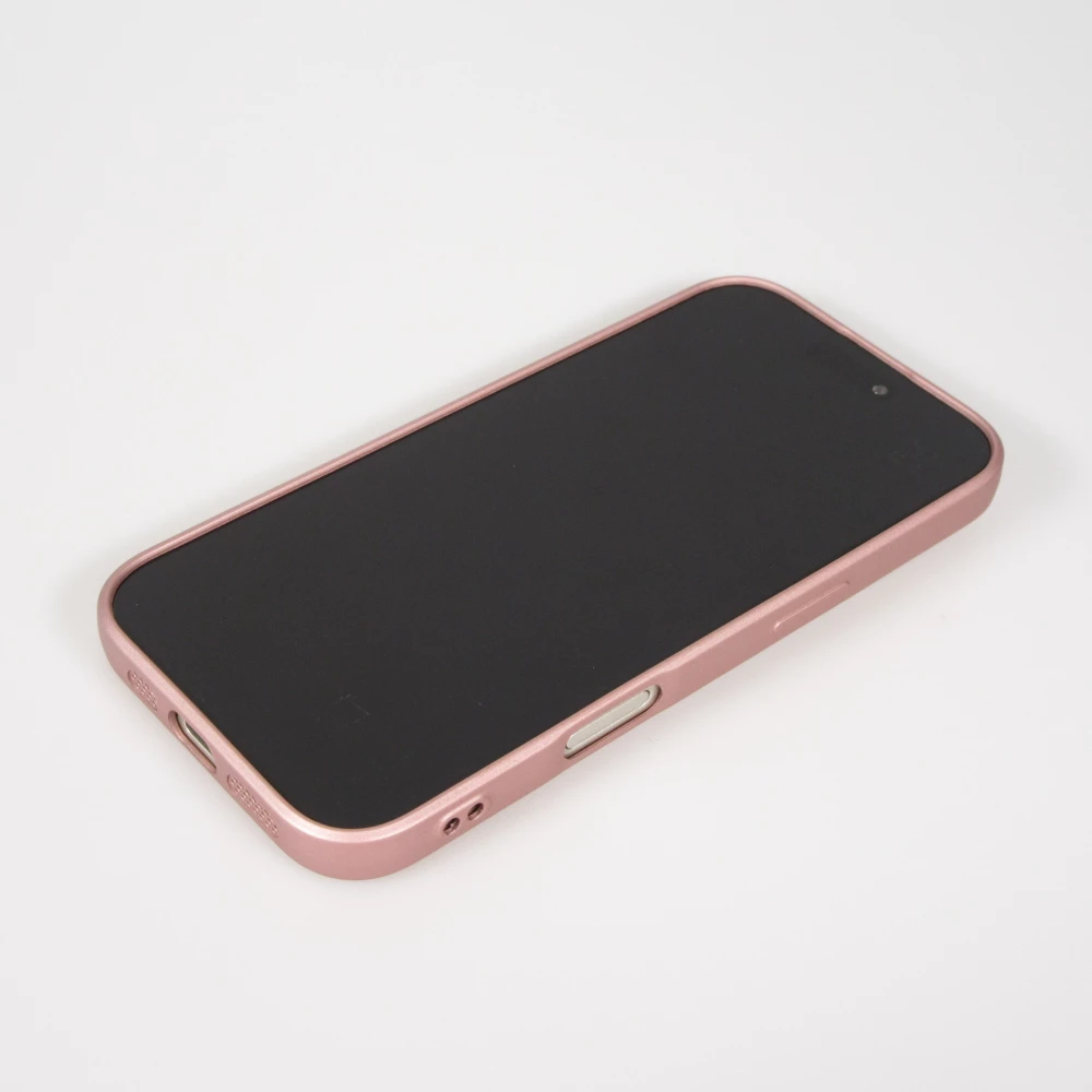 Coque iPhone Air - Gel souple avec vitre de protection caméra MagSafe - Rose
