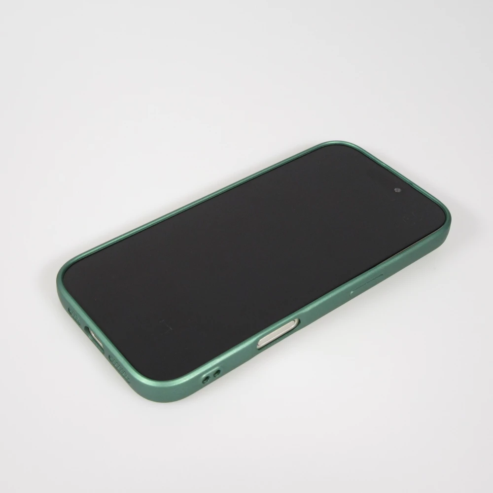 Coque iPhone Air - Gel souple avec vitre de protection caméra MagSafe - Vert