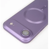 Coque iPhone Air - Gel souple avec vitre de protection caméra MagSafe - Violet