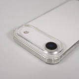 Coque iPhone Air - Gel transparent avec lacet - Gris