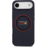 Coque iPhone Air - Red Bull Racing MagSafe en silicone avec anneau rouge - Bleu