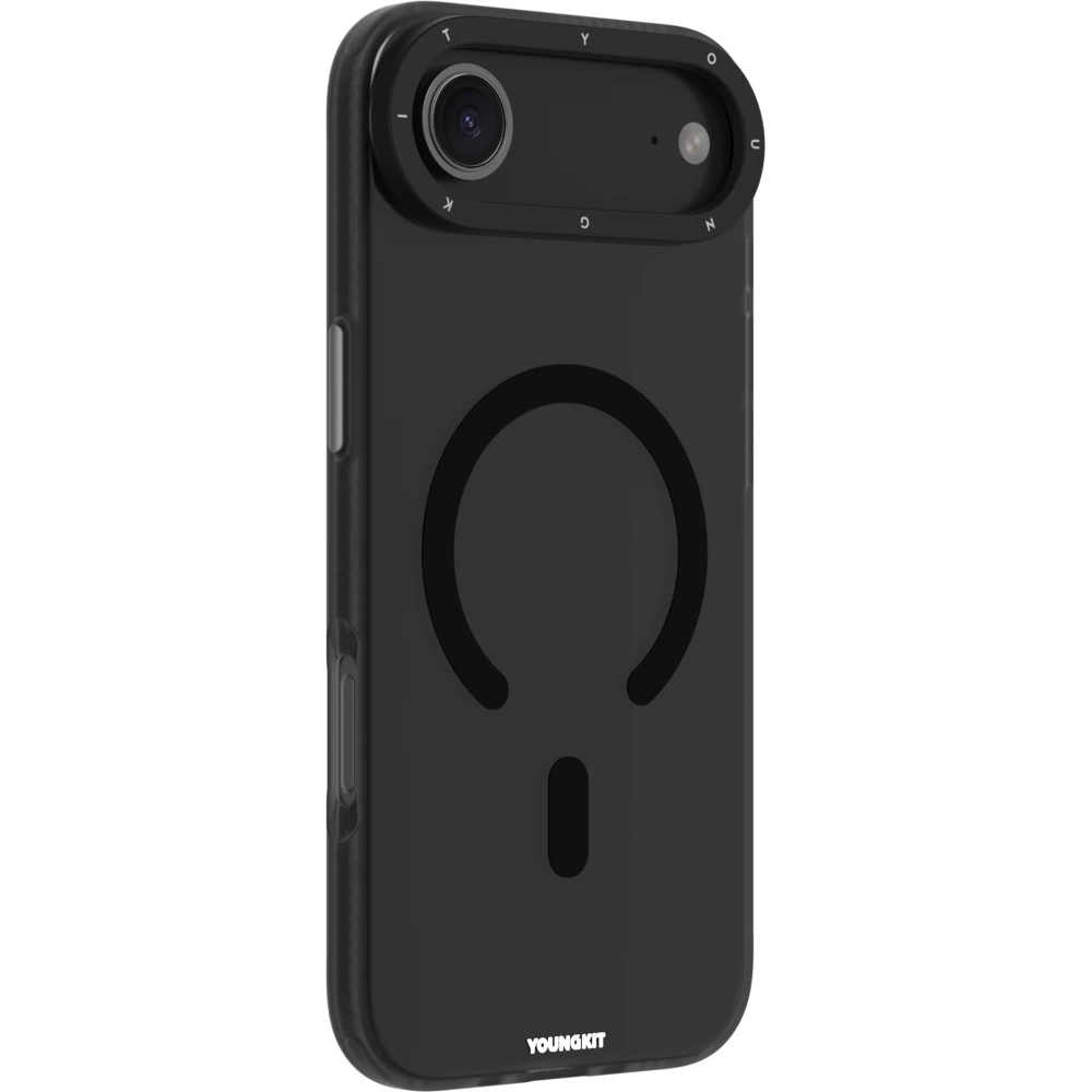 iPhone Air Case Hülle - Youngkit Hidden Sand MagSafe - Schwarz