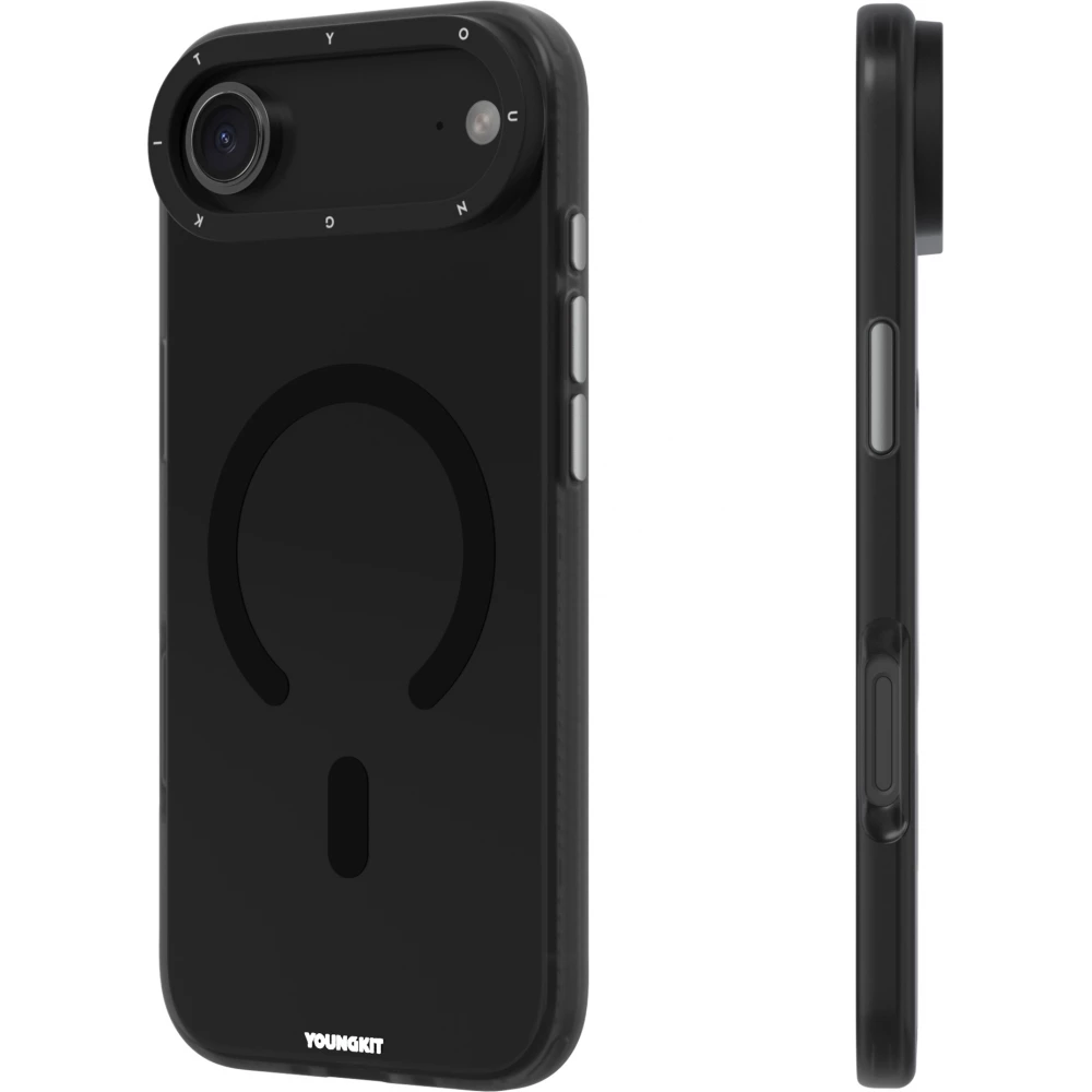 iPhone Air Case Hülle - Youngkit Hidden Sand MagSafe - Schwarz