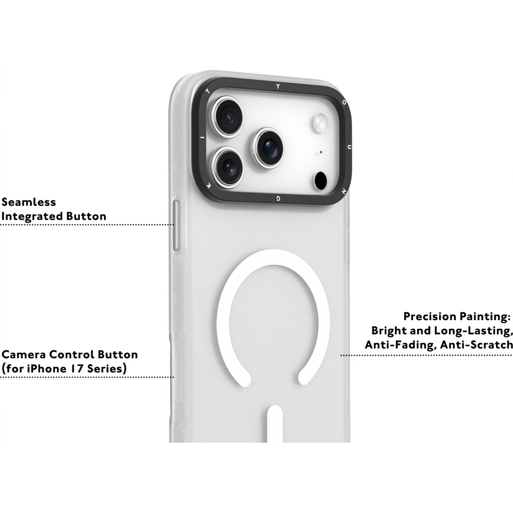 iPhone Air Case Hülle - Youngkit Hidden Sand MagSafe - Schwarz