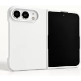 Coque iPhone Duo - Plastique finition Soft Touch - Blanc