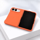 Coque iPhone Duo - Plastique finition Soft Touch - Orange