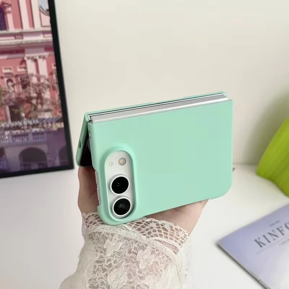 Coque iPhone Duo - Plastique finition Soft Touch - Orange