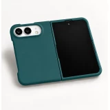 Coque iPhone Duo - Plastique finition Soft Touch - Vert foncé