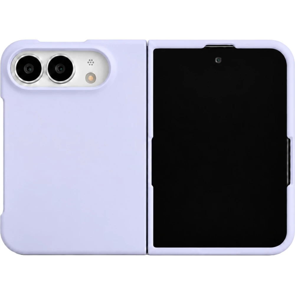Coque iPhone Duo - Plastique finition Soft Touch - Violet